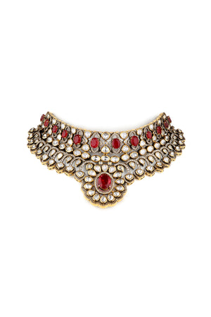 Victorian Kundan Necklace 08413