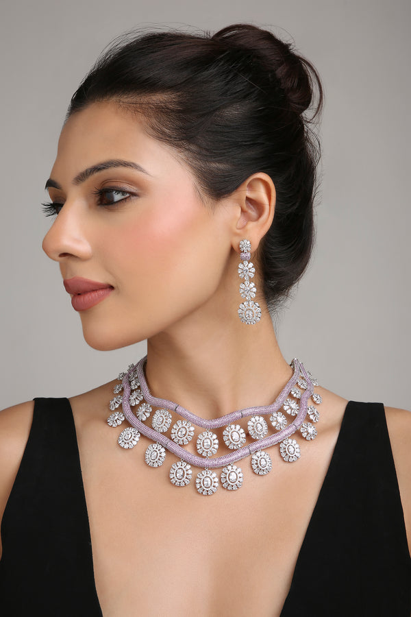 Cz Necklace 08622