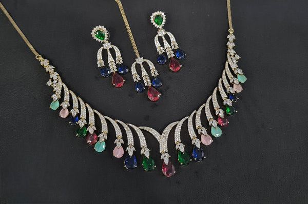 Cz Necklace 10640