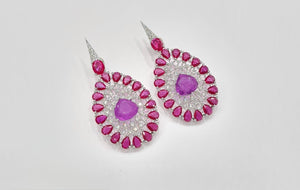 Cz Earrings 08545