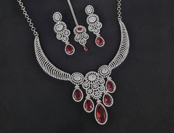 Cz Necklace 10257