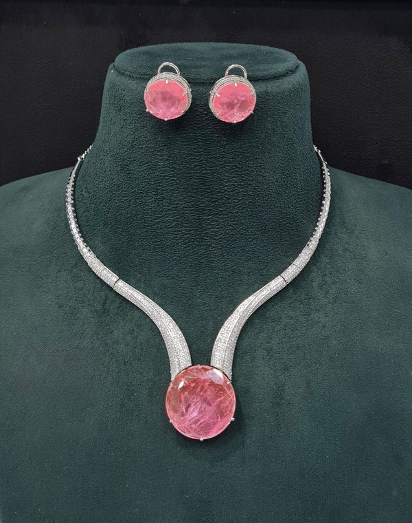 Cz Necklace 10137