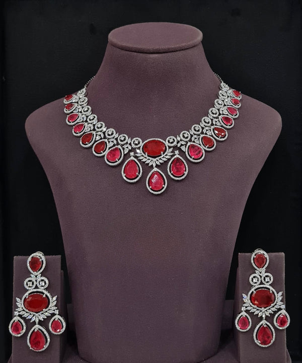 Cz Necklace 10638