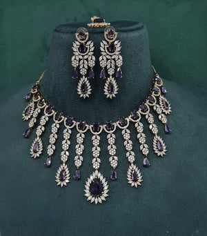 Cz Necklace 09327
