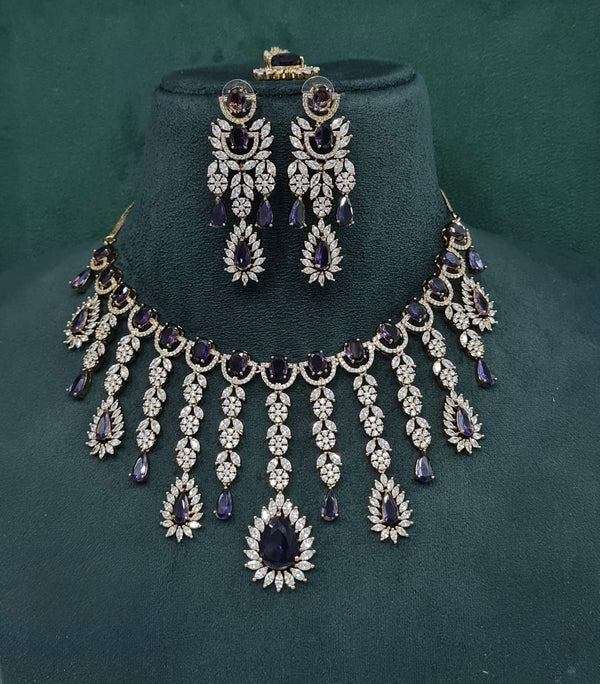Cz Necklace 09327