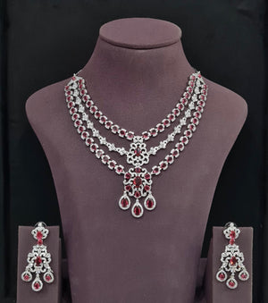 Cz Necklace 11113