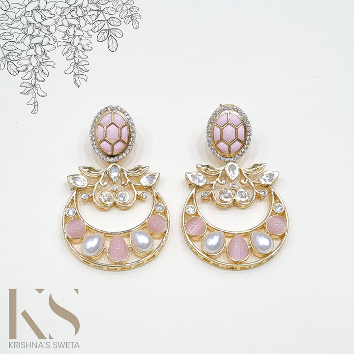 Kundan Epoxy Resin Earrings