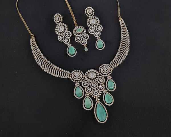Cz Necklace 10257