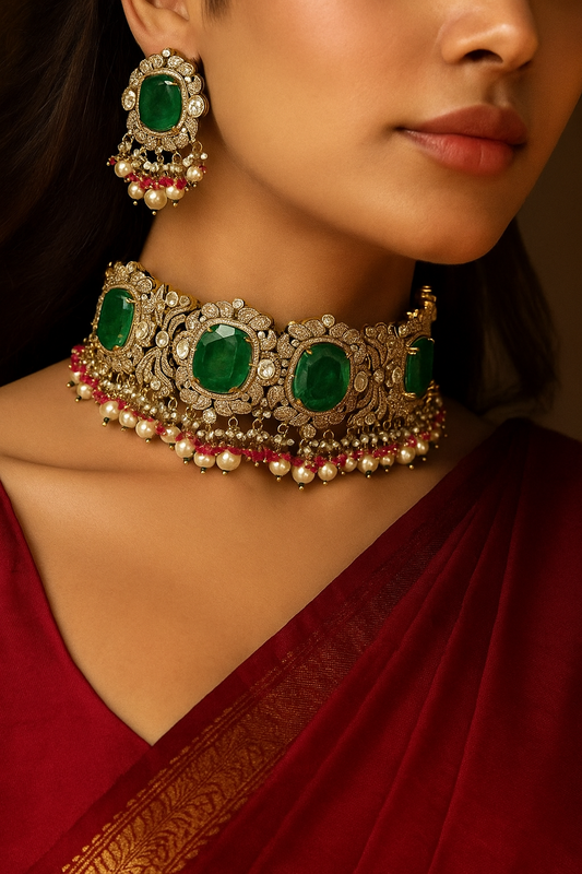Victorian Kundan Choker 02665