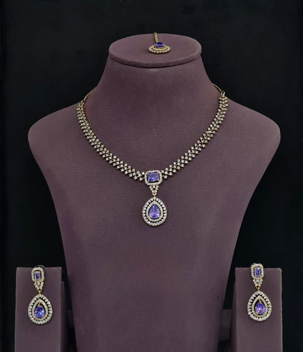Cz Necklace 11342