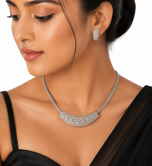 Cz Necklace 10107