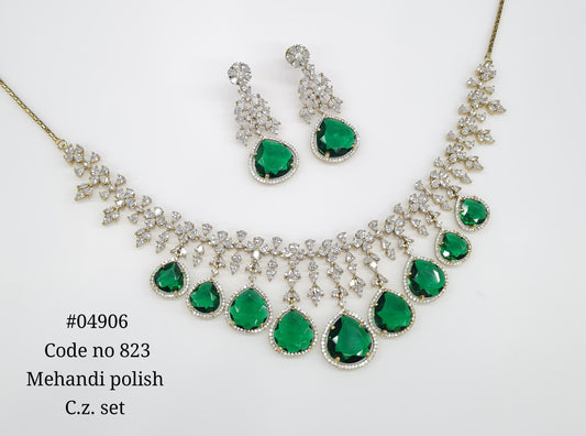 Cz necklace 04906