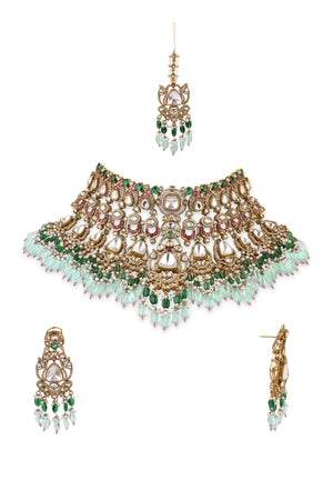 Polki Kundan Bride Set 09600