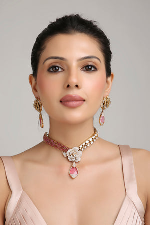 Kundan Necklace 08217
