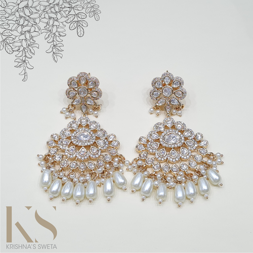 Uncut Kundan Earrings