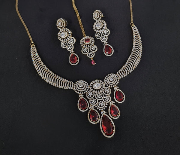 Cz Necklace 10257