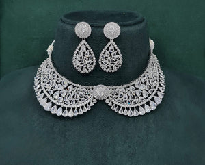 Cz Collar Necklace 10002