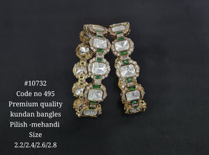 Kundan Bangles 10732