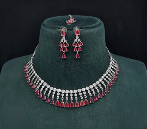 Cz Necklace 10258