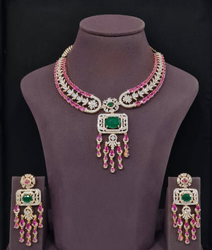 Cz Necklace 11102