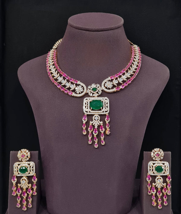 Cz Necklace 11102