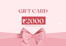 Load image into Gallery viewer, Krishna&#39;s Sweta Gift card