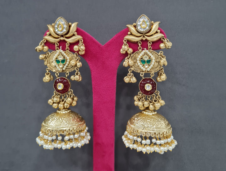 Kundan Jhumka earring (3)