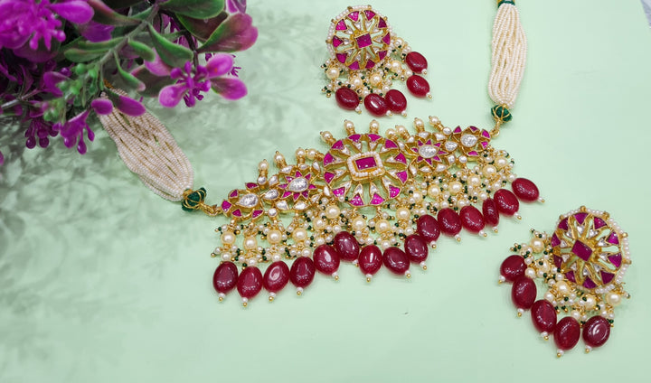 Designer Pachi Kundan Choker set (2)