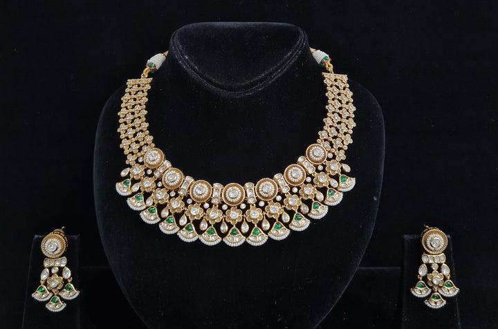 Antique Kundan necklace set