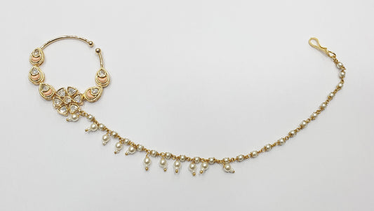 Designer Kundan Nath with Pearl