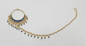 Designer Kundan Nath with white pearl (6)