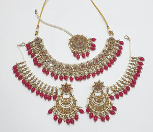 Mehendi Reverse AD Necklace set (1)