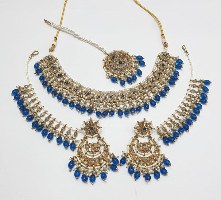 Mehendi Reverse AD Necklace set (1)