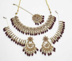 Mehendi Reverse AD Necklace set (1)