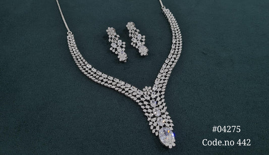 Cz Necklace 04275