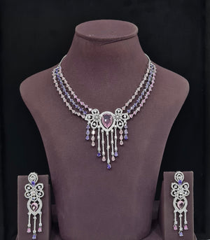 Cz Necklace 11410