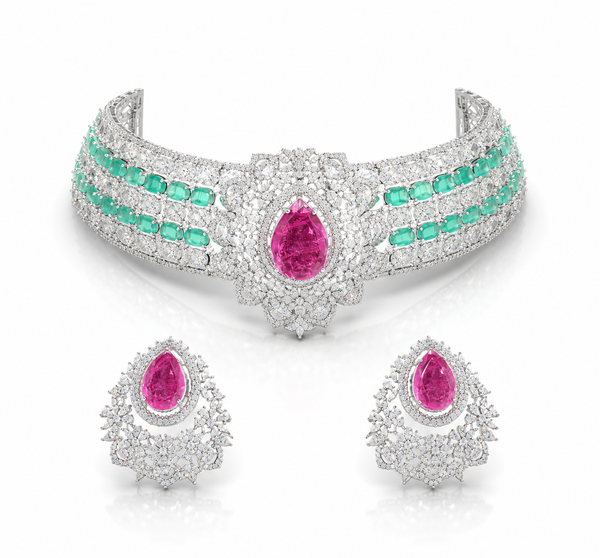 Cz Necklace 10358