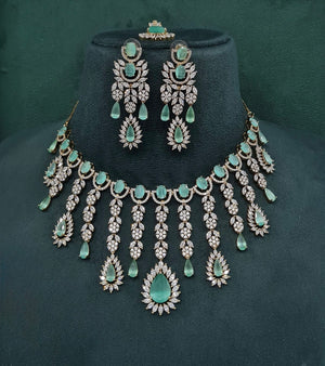 Cz Necklace 09327