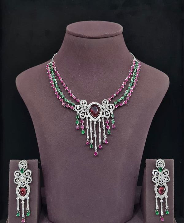 Cz Necklace 11410