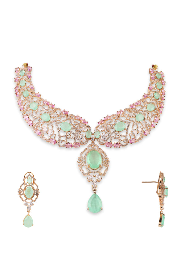 Cz Necklace 10361