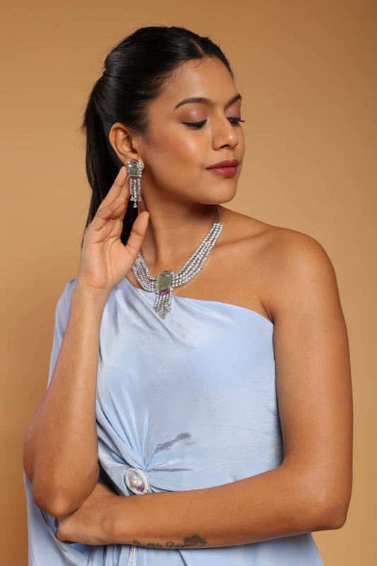 Cz necklace 03836