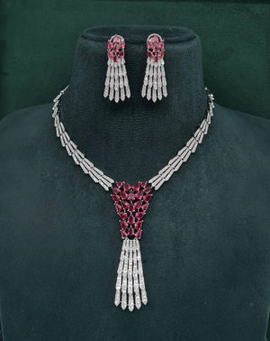 Cz Necklace 10105