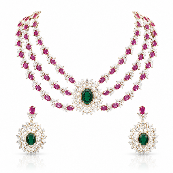 Cz Necklace 11424