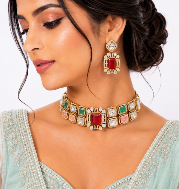 Moissanite Choker 04431