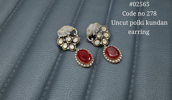 Kundan earrings 02565