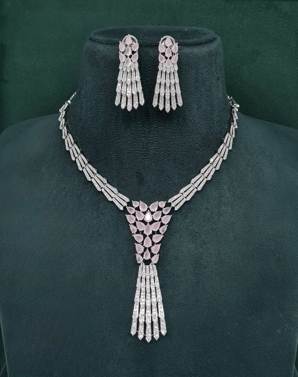 Cz Necklace 10105