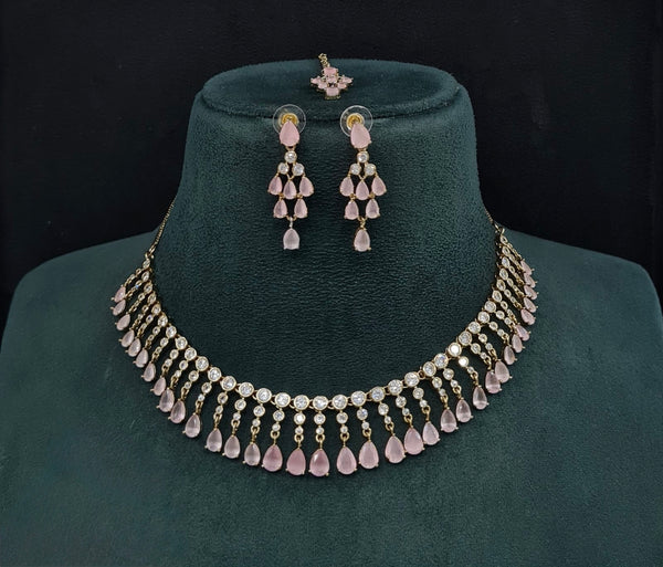 Cz Necklace 10258