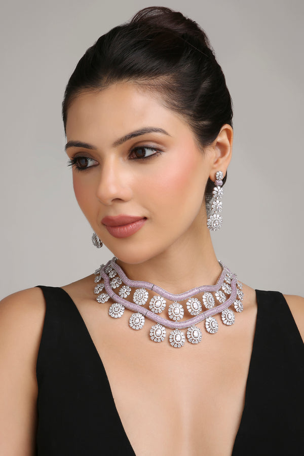Cz Necklace 08622