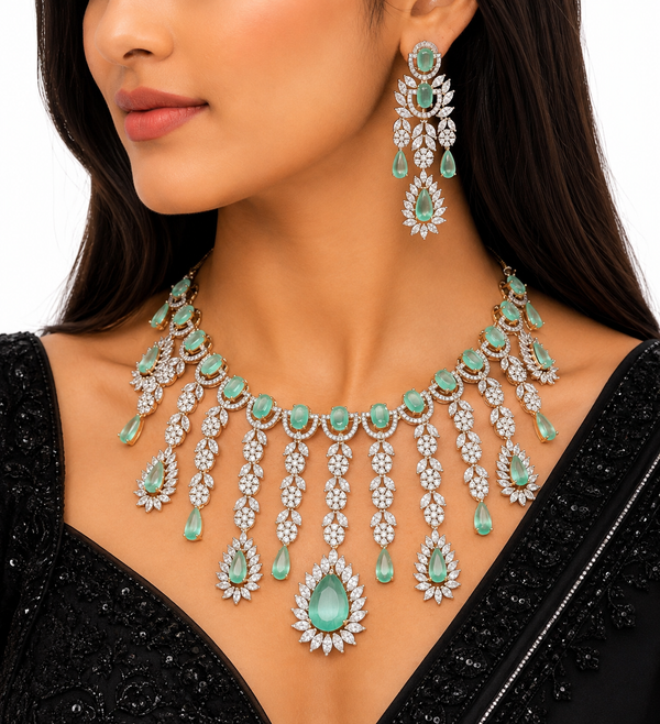Cz Necklace 09327
