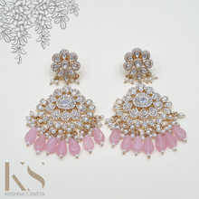 Load image into Gallery viewer, Uncut Kundan Earrings